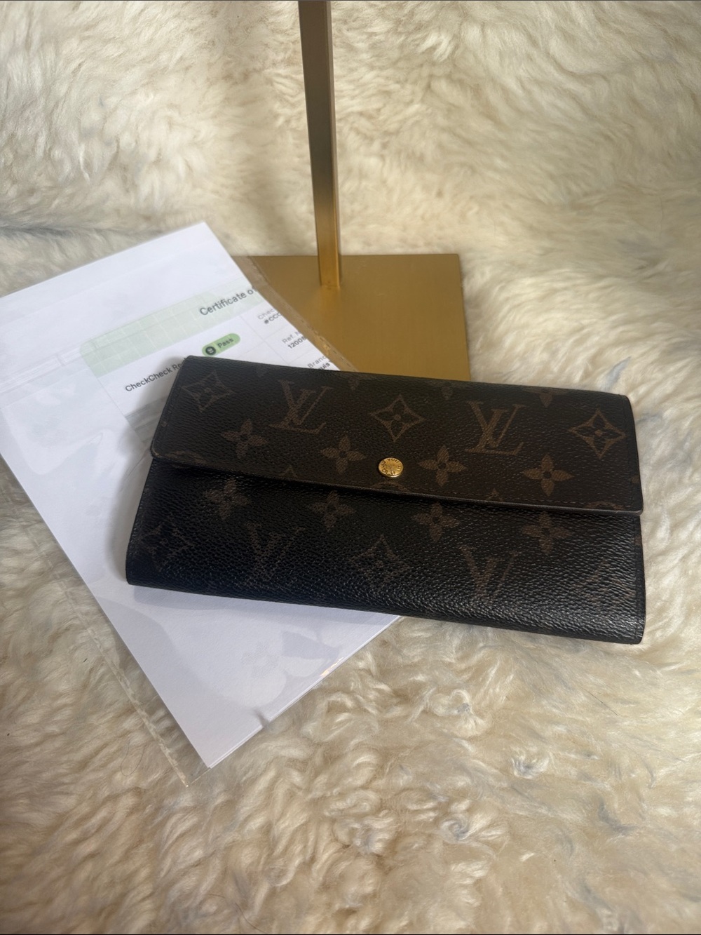 Louis Vuitton Monogram Sarah Long Wallet Brown - Picture 2 of 10